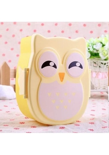 Taşınabilir Plastik Çocuk Öğrenciler Öğle Yemeği Kutusu Bento Açık Mavi - Pembe