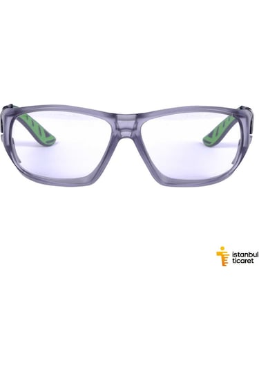 Univet 5x9.03.00.00 Koruyucu Şefaf İş Güvenliği Gözlüğü Lensleri Değiştirlebilir