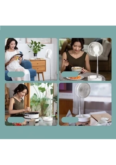 Periboia Uzaktan Kumandalı Usb Mini Masaüstü Fan