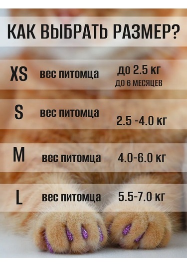 E.lekar' Kediler İçin Tırmalama Koruyucu Tırnak Kapları, Çizik Önleyici 40 Adet Xs 289137353