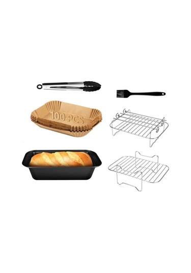 Sones Ninja 3.7-4.2qt Air Fryer Aksesuarları 6'sı 1 Arada Set