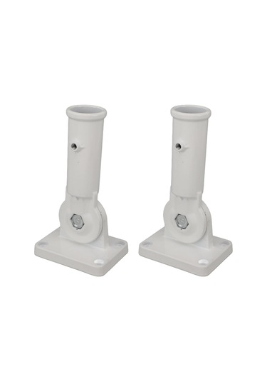 Kangvka Alüminyum Duvarlı Bayrak Direği Tutucu - 180 Derece Açılımlı, Ev/ofis İçin, Dayanıklı Malzeme, Kolay Kurulum