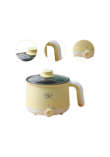 Homyl Elektrikli Sıcak Tencere Taşınabilir 2 Vites Vapursuz