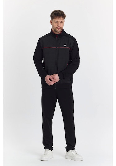 Moon Wear Fm 5727 Erkek Eşofman Takımı Siyah