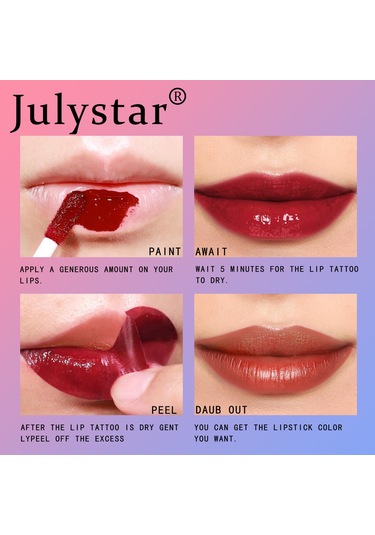 Vkemall Popüler Renklerde Tam Boy Ruj, Gün Boyu Etkili, Suya Dayanıklı, Nemlendirici, 6 Moda Rengi, Her Mevsime Uygun.