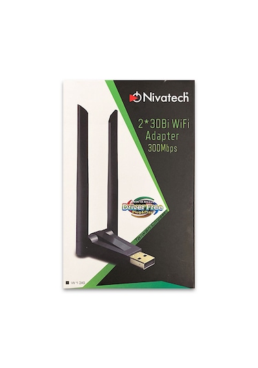 Nıvatech 2 3dbi 300 Mbps Wifi Adapter