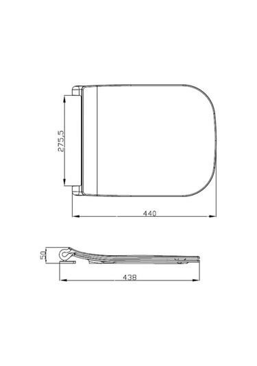 Isvea Z80 Duroplast Klozet Kapağı Yavaş Kapanan Antrasit