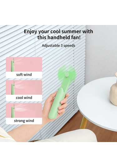 Boatshop1 Yeni Yaz Taşınabilir Açık Yeşil El Feneri Katlanabilir Kolay Taşıma Düşük Gürültü Güçlü Rüzgarlı Mini Fener