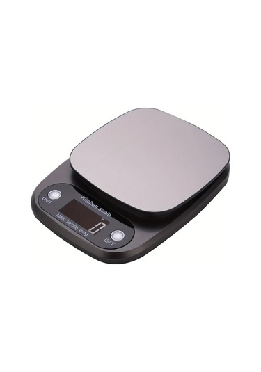 Xuweiwei 10kg 1g Hassas Mutfak Terazisi Elektronik Gıda Tartısı Silvery Gümüşi 10kg/1g