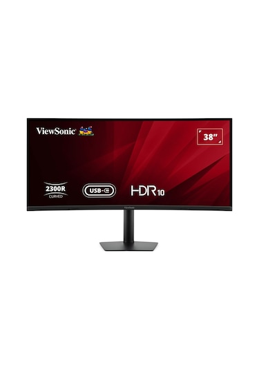 Viewsonic Va3820c 37.5" 75hz 5ms Hdmı+dp+usb-c Uwqhd+ Ips Curved Vesa Monitör