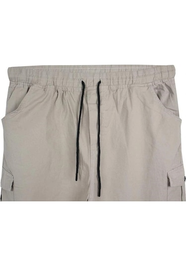 Kargo Cepli 100 Kilo-180 Kilo Arası Için Uygun Erkek Büyük Beden Gabardin Pantolon Taş Kargo Cepli 100 Kilo-180 Kilo Arası Için Uygun Erkek Büyük Beden Gabardin Pantolon Taş