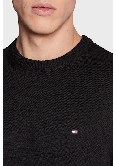 Tommy Hilfiger Erkek Kazak Mw0mw28046 Bds Siyah
