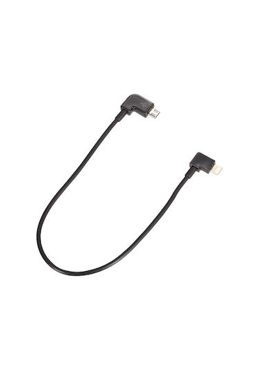 Geekyou Djı Mavic Pro Ve Spark İçin Yüksek Kaliteli Mikro Usb - Lightning Dönüştürme Kablosu, 27cm, Esnek Ve Dayanıklı