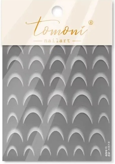 Flybuy 1 Adet Sevimli Fransız Kabartmalı Tırnak Sanat Çıkartmaları To4780s