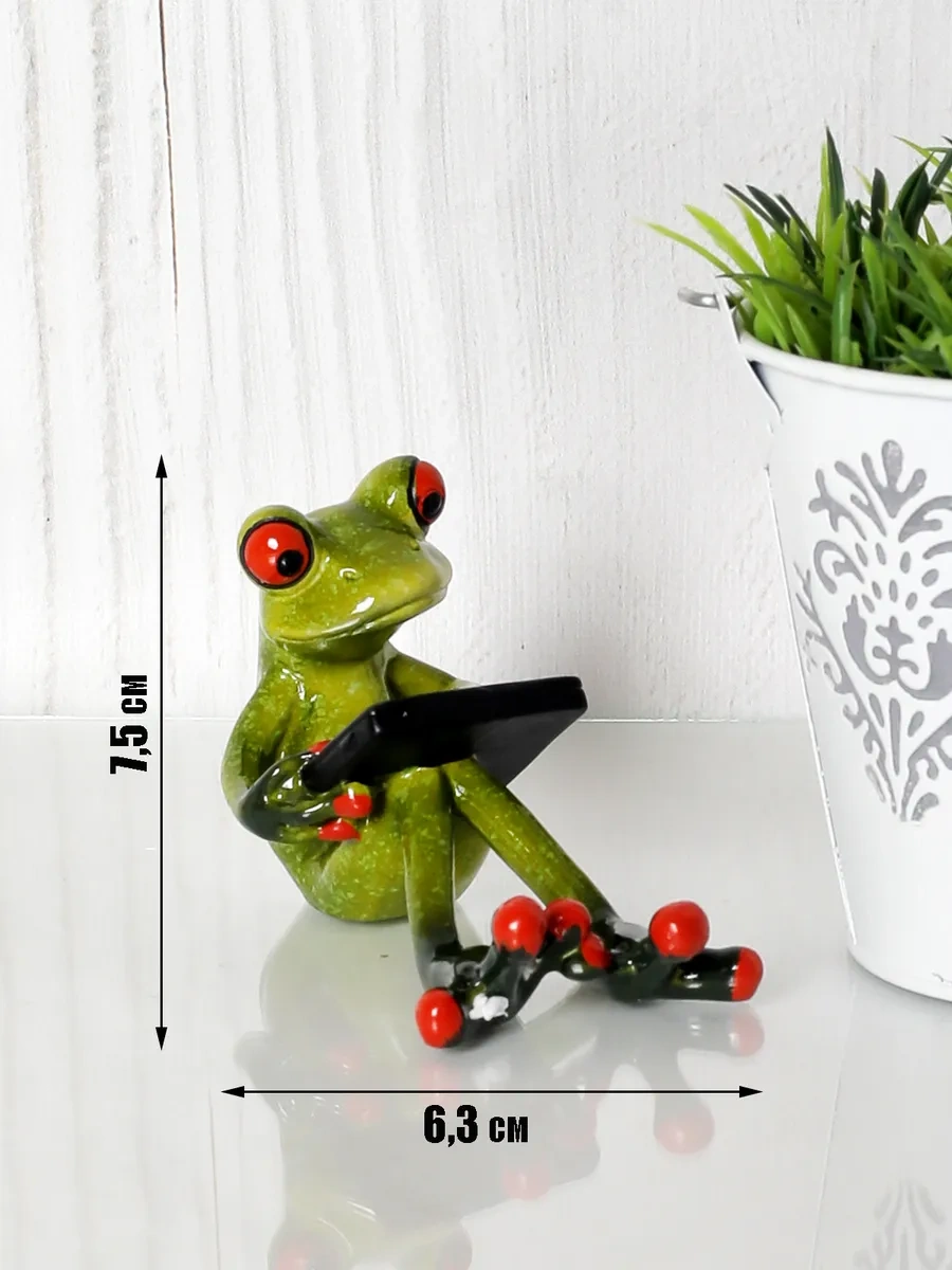 Podarok52 Dekoratif Kurbağa Çifti Figürü 275162119