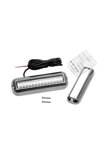 Shineyee 316 Paslanmaz Çelik 42 Led Su Altı Yat Işık - Yeşil Işık, Ip68 Su Geçirmez, 643lm Parlaklık