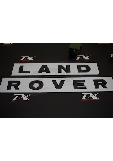 Land Rover Kaput Ve Bagaj Yazı Mat Siyah