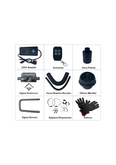 Coolman A44 Mini 2.8kw Çanta Webasto Tipi Isıtıcı 12v-24v-220v-1089