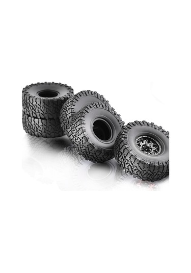 Yaozixa 1.9 İnç Kauçuk Rc Lastikler - 4 Adet, 120mm Çapı, Trax Trx4/scx10/rgt Jeep Uyumlu