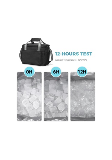 Suofeng Kampanyalı 15 Litre Termal Çanta - Su Geçirmez, Taşınabilir, Piknik & Seyahat İçin Gri