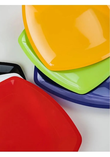 Kilena Tek Kullanımlık Plastik Tabak - Yemek Tablası 150501963 3