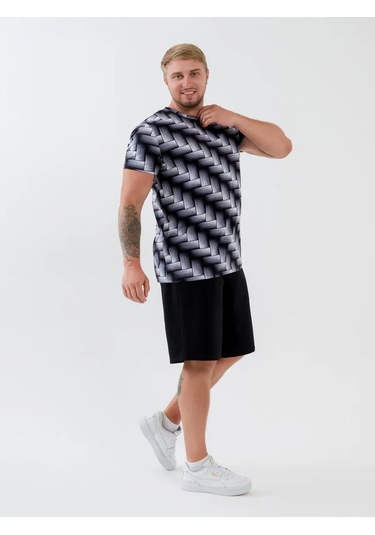Natıvıa Baskılı Pamuklu Tişört 430229798 Siyah