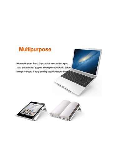 56-a Taşınabilir Masaüstü Dizüstü Standı Alüminyum Alaşımlı Dizüstü Soğutma Yükseltme Braketi