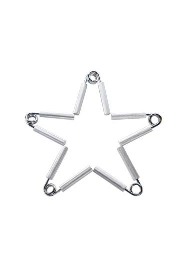 Youtek Güncel Gripsli Çelik Yaylı 300 Pound Ayarabilir Ev İçi Elekoluk Güçlendirici Alüminyum Gövde Siyah-silver