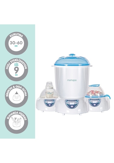 Mamajoo 5 İşlevli Kurutmalı Buhar Sterilizörü & Mama Isıtıcısı