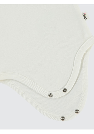 Civil Baby Bebek 5'li Çıtçıtlı Badi 12-36 Ay Beyaz Beyaz