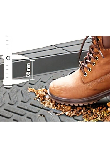 Volvo 245 Uyumlu 3d Havuzlu Paspas Profesyonel Gri