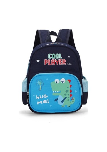 Karikatür Anaokulu Çocuk Omuz Çantası M4ogıp Mavi