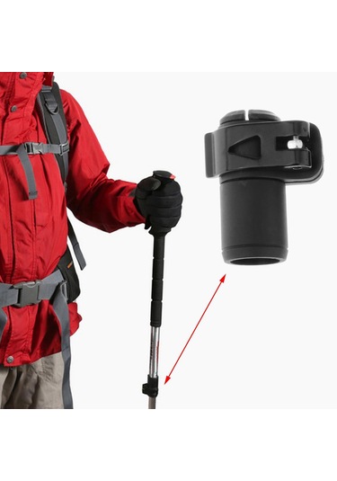 Homyl Yürüyüş Direği Kilidi Hızlı Kilit Siyah-toka-16mm Siyah Toka 16mm