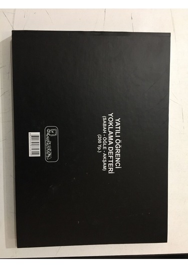 Kocaoluk Yatılı Öğrenci Yoklama Defteri(sabah-öğlen-akşam)(200 Ya