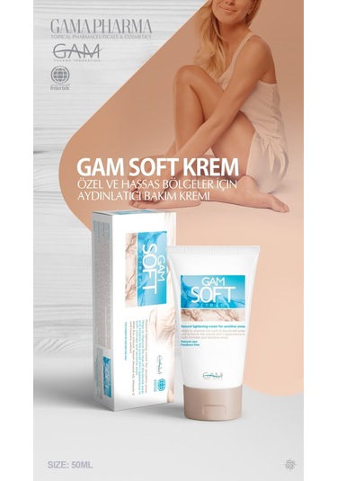 Gam Soft Vücut Beyazlatıcı Krem 50 ML