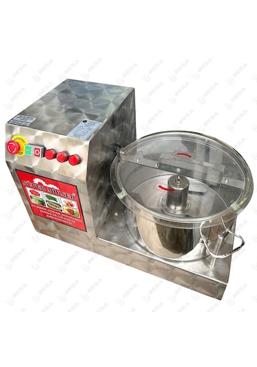 Besa Süper Mikser Et Çekme Ve Çiğ Köfte Zırh Makinesi Gümüş