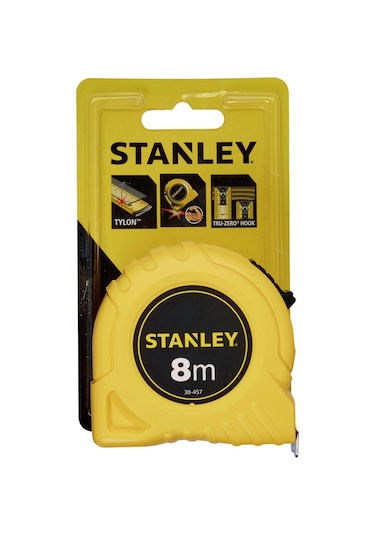 Stanley 1-30-457 Şerit Metre Sarı Seri 8 M x 25 MM