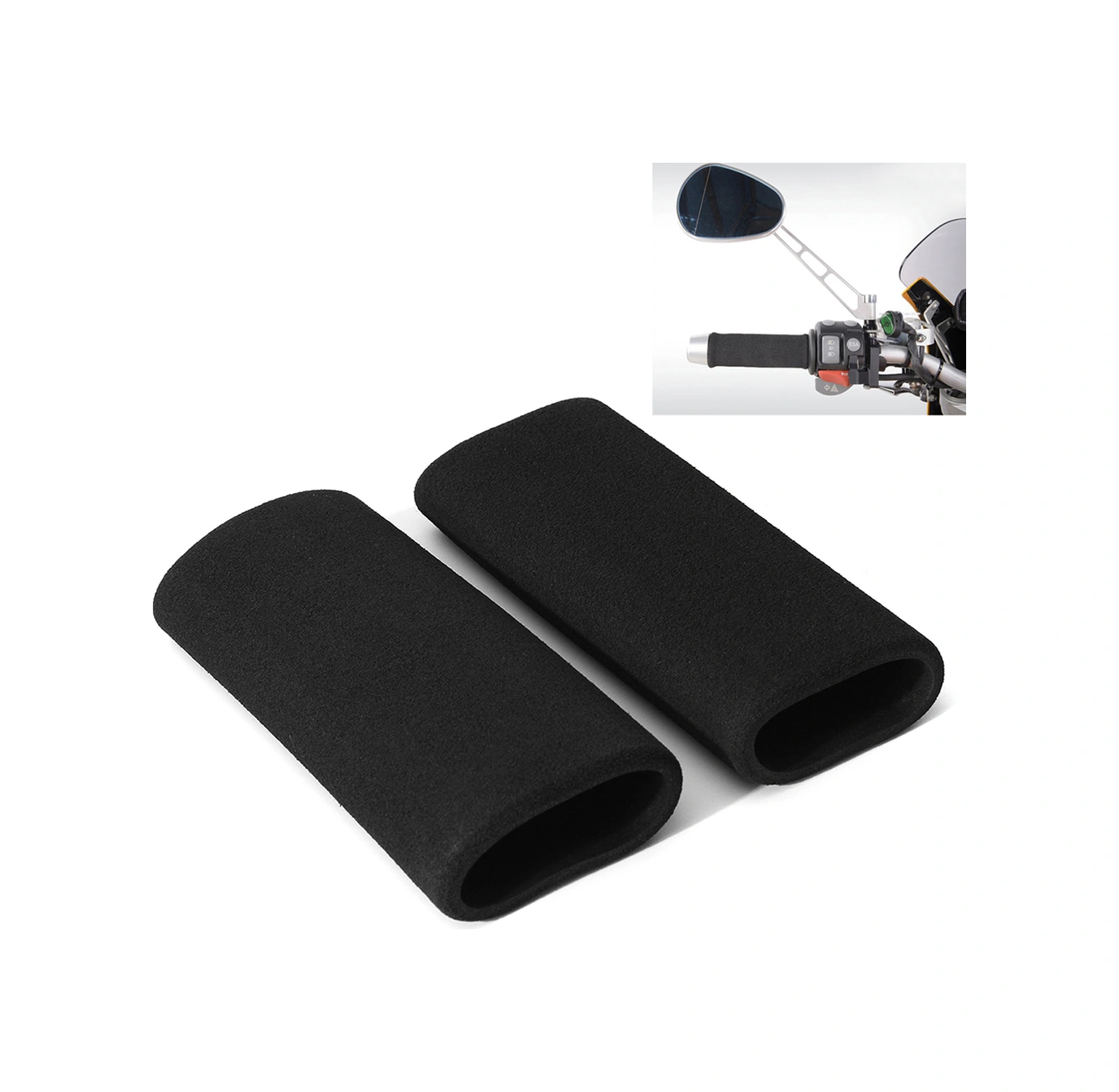 Padalink Motosiklet Bisiklet Elektrikli Araçlar İçin Antiradyan Antip打滑 Sürekli Su Geçirmez Sponge El Tutucu Kılıfı 31.7-36.8mm