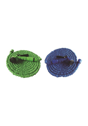 Sones 100ft Bahçe Sulama 3 Kez Teleskopik Boru Sihirli Esnek Bahçe Hortumu Plastik Hortumlu Genişletilebilir Sulama Hortumu Sprey Tabancalı Teleskopik Boru, Rastgele Renk Teslimatı