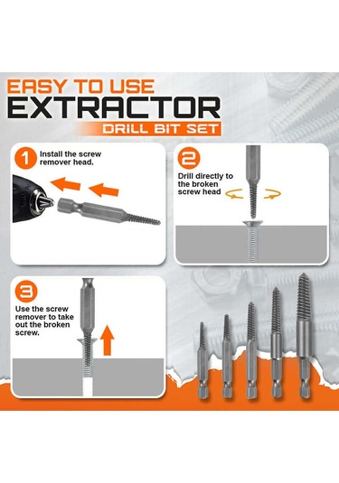 Youmex Vidalı Çivi Sökme Seti - Manyetik Uzatma Ucu Ve Soket Adaptörü İle Kolay Vidalı Çıkarma Aleti
