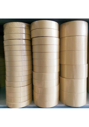 Akrimask Sarı Kağıt Bant Maskeleme Bandı 18Mm 16 Adet