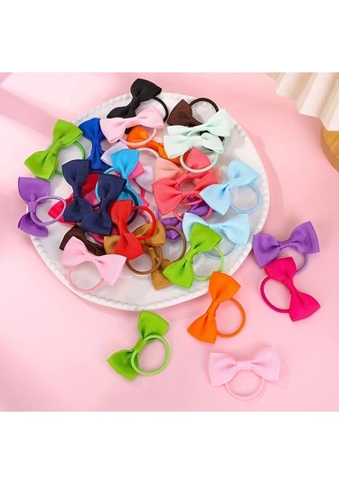 Willowhaven Genç Kızlar İçin 10'lu Paket Kurdeleli Saç Lastiği - Yumuşak Ve Kaymaz A-kahverengi A-kahverengi