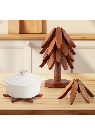 Ximistore9 Abs Plastik Çay Poşeti Tutucu, Döner Fonksiyonlu, 10 Cm Çap, 3 Kişilik, Festivite Desenli, Mutfak/dining Aksesuarı