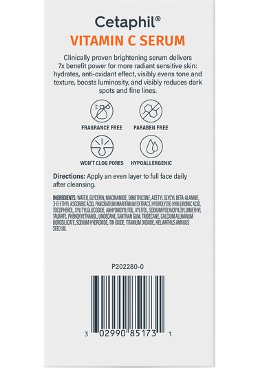 Cetaphil Vitamin C Aydınlatıcı Yüz Serumu 30ml