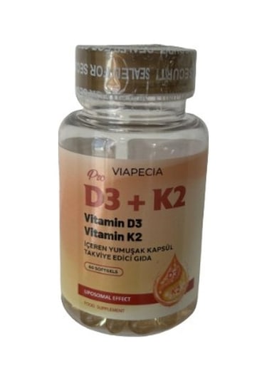 Viapecia Pro D3k2 60 Soft Gel