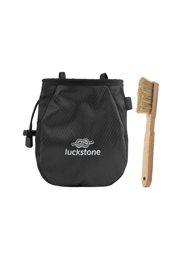 Luckstone-kaya Tırmanışı Tebeşir Çantası Ayarlanabilir Bel Kemeri Y28994b Siyah