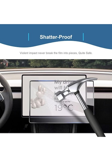 Tesla Model Y Juniper 2025 15.4" Multimedya 9h Nano Ekran Koruyucu