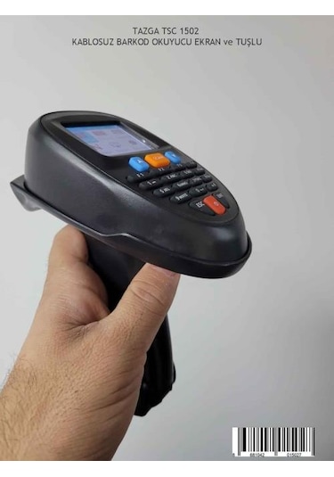 Tazga Tsc 1502-3 Kablosuz Barkod Okuyucu Ekranlı