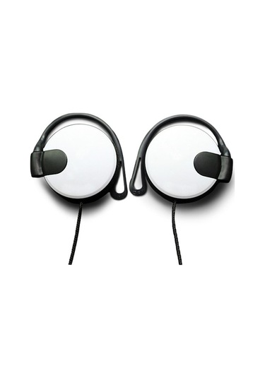 Novahub Moda Kulak Kancası Mega Bass 3.5mm Kulak Üstü Kulaklık - Mavi