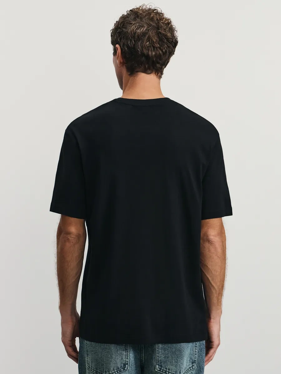 Zarına Temel Pamuklu Oversize Tişö 233150673 Siyah